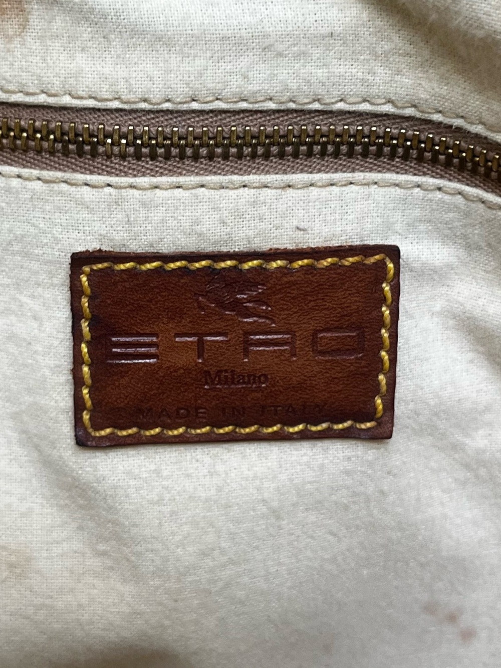 Etro Vintage Milano Alma Style Paisley Burgundy Bag 1996 - Picture 11 of 16